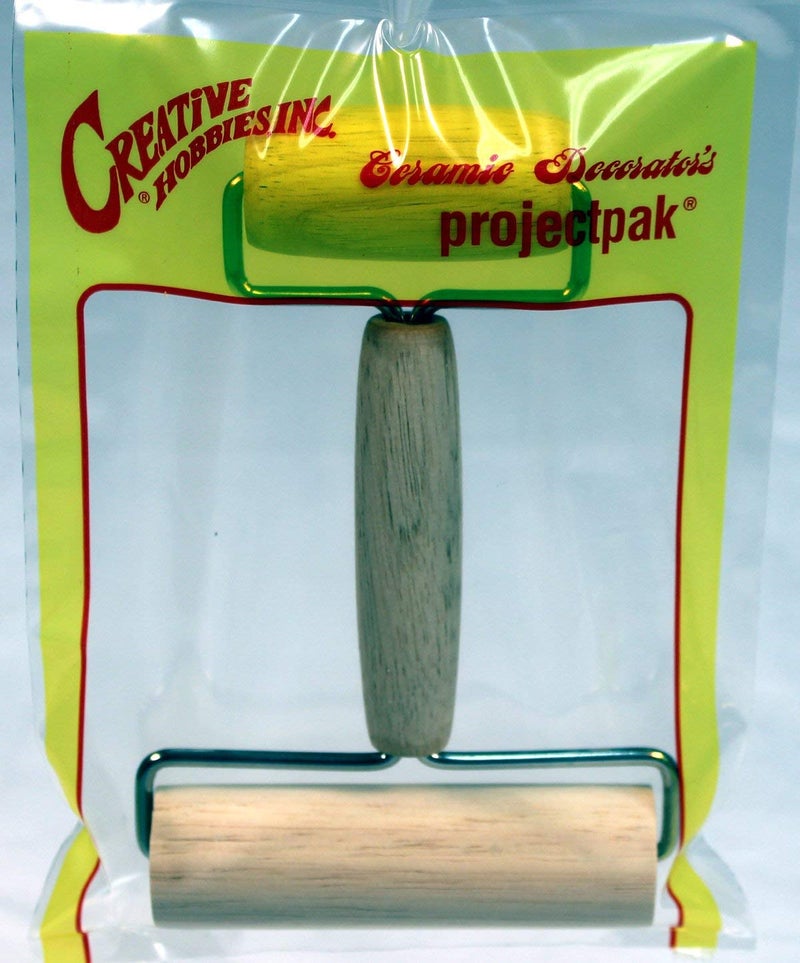 Creative Hobbies Hardwood Pony Roller - 2 in 1 Design Dual Roller Tool for Ceramic, Pottery Clay Working, Rhinestone Embroidery Diamond Painting, Craft Clay Roller, Wooden Roller - Image 4